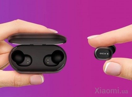 Беспроводные наушники Xiaomi QCY T2C TWS Stereo Bluetooth Earphones Black