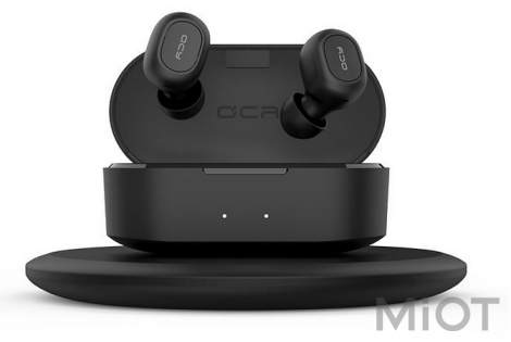 Бездротові навушники QCY T2S TWS Bluetooth Earphones Black