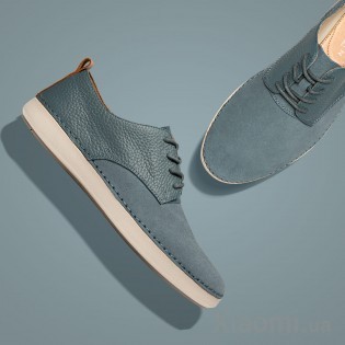 Мужские туфли Xiaomi QIMIAN men's lightweight simple casual shoes CM703F01 Grey/Blue 43