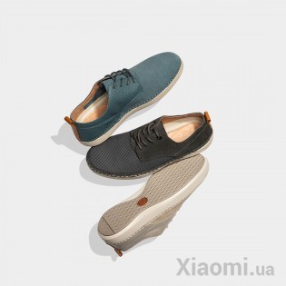 Мужские туфли Xiaomi QIMIAN men's lightweight simple casual shoes CM703F01 Grey/Blue 43