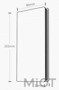 Блокнот Xiaomi QualiteLL Aluminum Notebook Rose 9*16.5*1.6 cm