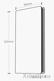 Блокнот Xiaomi QualiteLL Aluminum Notebook Silver 9*16.5*1.6 cm