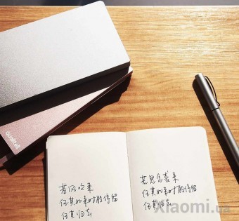 Блокнот Xiaomi QualiteLL Aluminum Notebook Silver 9*16.5*1.6 cm