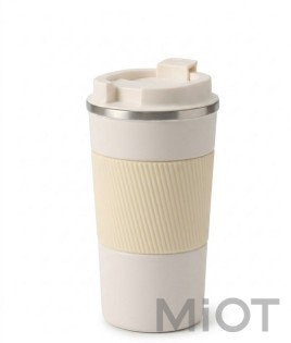 Термостакан Xiaomi Quange Fashion Coffee Cup KF102 430 мл Cream/Red