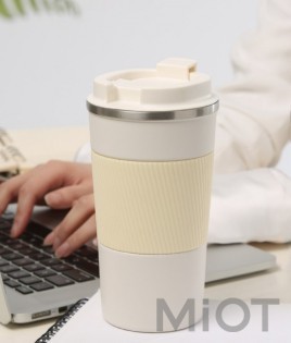 Термостакан Xiaomi Quange Fashion Coffee Cup KF102 430 мл Cream/Red