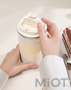 Термостакан Xiaomi Quange Fashion Coffee Cup KF102 430 мл Cream/Red
