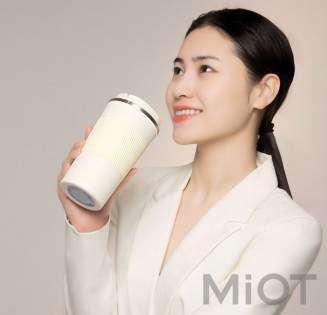 Термостакан Xiaomi Quange Fashion Coffee Cup KF102 430 мл Cream/Red