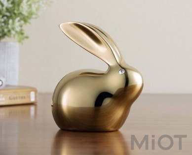 Статуетка Xiaomi Tongshifu Crystal Copper Bunny Gold