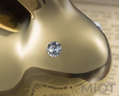 Статуетка Xiaomi Tongshifu Crystal Copper Bunny Gold