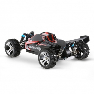 Радіокерована модель баггі WLtoys A959 з повним приводом 45 км/год (Чорно-червоний)