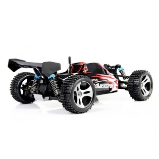 Радиоуправляемая модель багги WLtoys A959 с полным приводом 45 км/ч (Черно-красный)