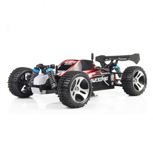 Радиоуправляемая модель багги WLtoys A959 с полным приводом 45 км/ч (Черно-красный)