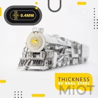 Поїзд експрес Полярний кольоровий Metal-Time Polar Steel color MT052