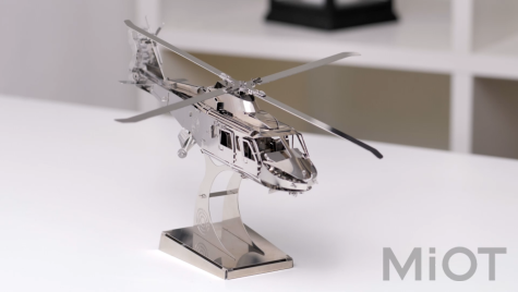 Вертоліт конструктор механічний розвиваючий Lifting Spirit Metal-Time MT027