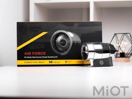 Турбіна літака модель для збирання Metal Time Air Force MT022