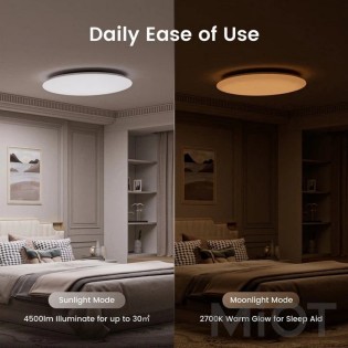 Стельовий смарт-світильник Xiaomi Yeelight Arwen Ceiling Light 600D (RGBIC+Quick Change+Back light) (YLXDD-0150)
