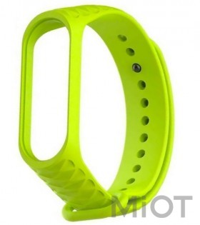 Ремінець Rhomb Design для Mi Band 3/4 Lime Green