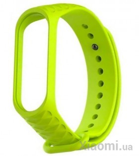 Ремешок Rhomb Design для Mi Band 3/4 Lime Green