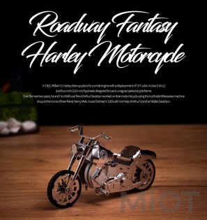 Мотоцикл механический набор Harley Davidson Roadway Fantasy Metal-Time MT012