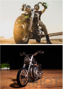 Мотоцикл механический набор Harley Davidson Roadway Fantasy Metal-Time MT012