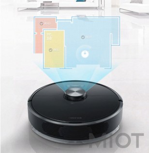 Робот-пилосос миючий Xiaomi Roborock Vacuum Cleaner T6 Black