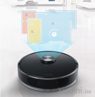 Робот-пылесос моющий Xiaomi RoboRock Vacuum Cleaner S6 Black S652