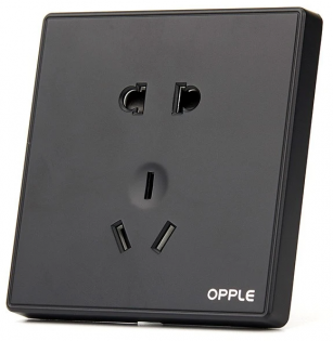 Розетка універсальна подвійна Xiaomi OPPLE K05 (K051094-H4) Black