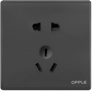 Розетка універсальна подвійна Xiaomi OPPLE K05 (K051094-H4) Black