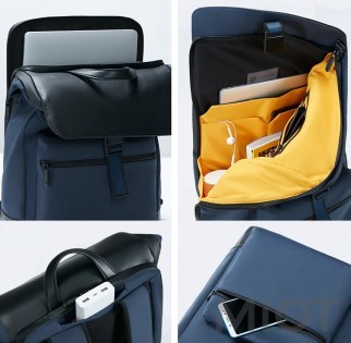 Рюкзак Xiaomi Runmi 90 Ninetygo Manhattan Urban Leisure Backpack Navy Blue