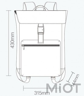 Рюкзак Xiaomi Runmi 90 Ninetygo Manhattan Urban Leisure Backpack Navy Blue