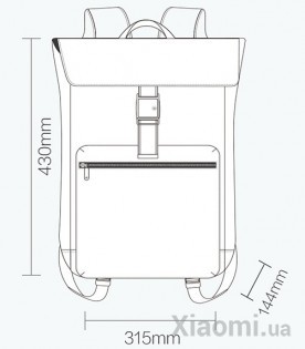 Рюкзак Xiaomi Runmi 90 Ninetygo Manhattan Urban Leisure Backpack Navy Blue