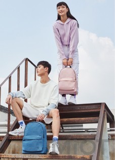 Рюкзак Xiaomi Runmi 90 Ninetygo Youth College Backpack Pink 15L