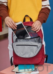 Рюкзак Xiaomi Runmi 90 Ninetygo Youth College Backpack Deep Red 15L