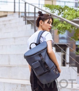 Рюкзак Xiaomi Runmi 90 Ninetygo Trendsetter Chic 310*195*440 mm Dark Blue