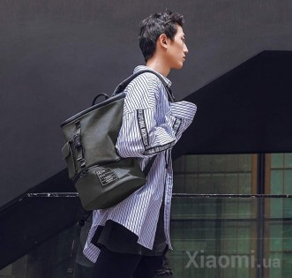 Рюкзак Xiaomi Runmi 90 Ninetygo Trendsetter Chic 310*195*440 mm Grey Khaki