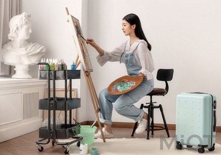 Валіза Xiaomi Runmi 90 Ninetygo Polka dots Luggage Youth Edition 20" Green (6934177708671)