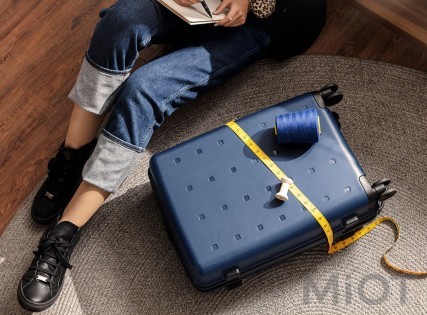 Валіза Xiaomi Runmi 90 Ninetygo Polka dots Luggage Youth Edition 20" Blue (6934177709562)