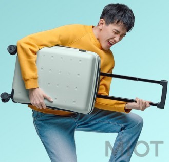 Валіза Xiaomi Runmi 90 Ninetygo Polka dots Luggage Youth Edition 20" Green (6934177708671)