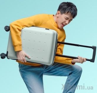 Чемодан Xiaomi Runmi 90 Ninetygo Polka dots Luggage Youth Edition 20" Green (6934177708671)