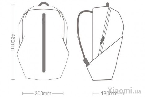 Рюкзак Xiaomi Runmi 90 Ninetygo all-weather function city backpack Red Trade-in