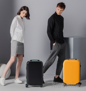 Чемодан Xiaomi Runmi 90 Ninetygo Iceland TSA-lock Suitcase 24" Black (6972125143433)