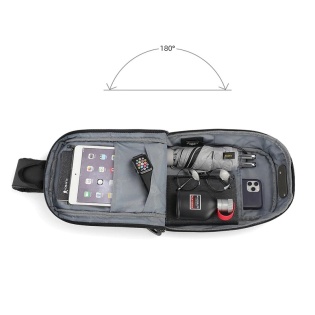 Рюкзак с одной лямкой Tigernu T-S8102A и кодовым замком (Черный)