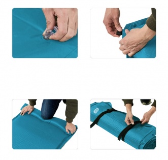 Самонадувающийся коврик Xiaomi ZaoFeng (HW020103) 192*65*5 Blue