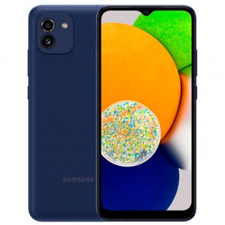 Смартфон Samsung Galaxy A03 SM-A035 3/32GB Dual Sim Blue (SM-A035FZBDSEK)_UA_