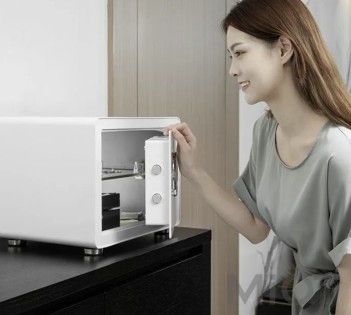 Розумний електронний сейф зі сканером відбитка пальця Xiaomi CRMCR BGX-X1-30MP White