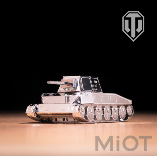 Модель танка конструкторWorld of Tanks T67 Metal-Time MT066