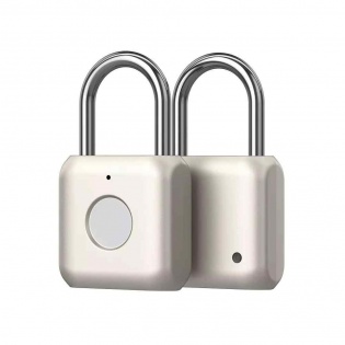 Сенсорный портативный замок Xiaomi UODI Smart Fingerprint Padlock (YD-K1) Gold