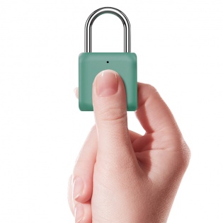 Сенсорный портативный замок Xiaomi UODI Smart Fingerprint Padlock (YD-K1) Green