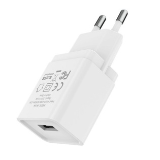 Зарядний пристрій USB BOROFONE BA19A Nimble single port (Білий)