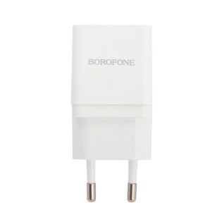 Сетевое зарядное устройство USB BOROFONE BA19A Nimble single port (Белый)